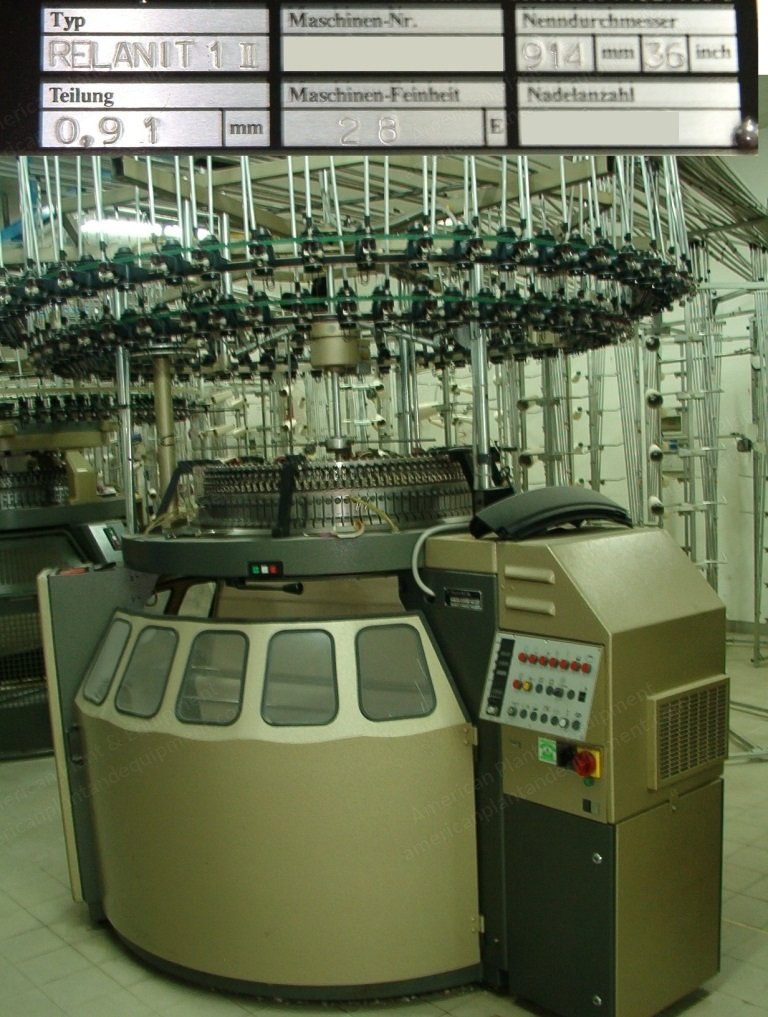 Mayer, Relanit 1 II, 1998, 38 Inches, Gauge 28, 114 Feeders, Single Jersey