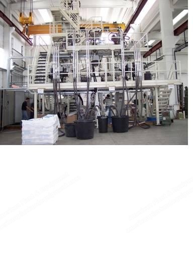 Tecno, 7-Layer Bioriented Co-Extrusion Stretch Film Line, 130-450mm Nominal Width, 90 kg/h Capacity