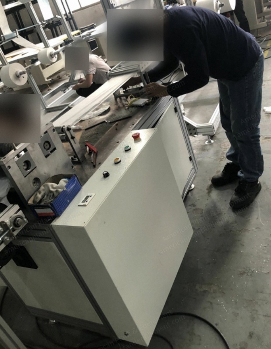 NovaStar, FM189, Semi-Automatic Face Mask Machine, 50 Masks per Minute, 4 kW