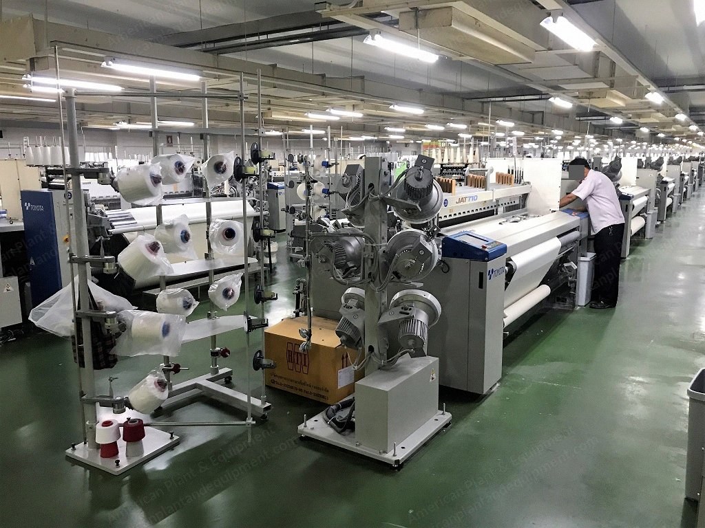 Toyota, JA6S-190TE-EF-T710, 2011, Air Jet Loom, 1900mm Working Width, 6 Colors, E-Shedding 16 Shafts