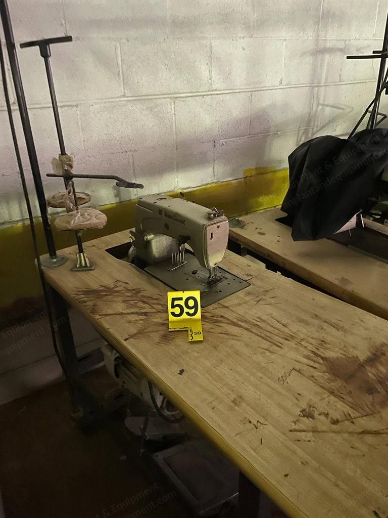 Union Special Sewing Head, with Table, 0.5 HP MTS Motor