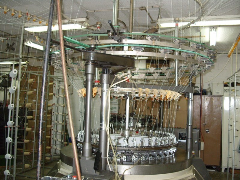 Camber and Terrot Circular Knitting Machines, 30 Inch (762mm) Diameter, 4-Machine Package