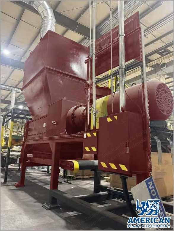 SSI, 2400E, 1998, Double Shaft Shredder, 200 HP, 40"x60" Cutting Chamber