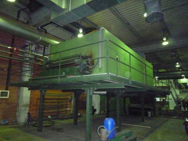 Johannes Zimmer, R-92-540, 1992, Rotary Printing Machine, 1800mm Working Width, 6 Colors, Gas Heated