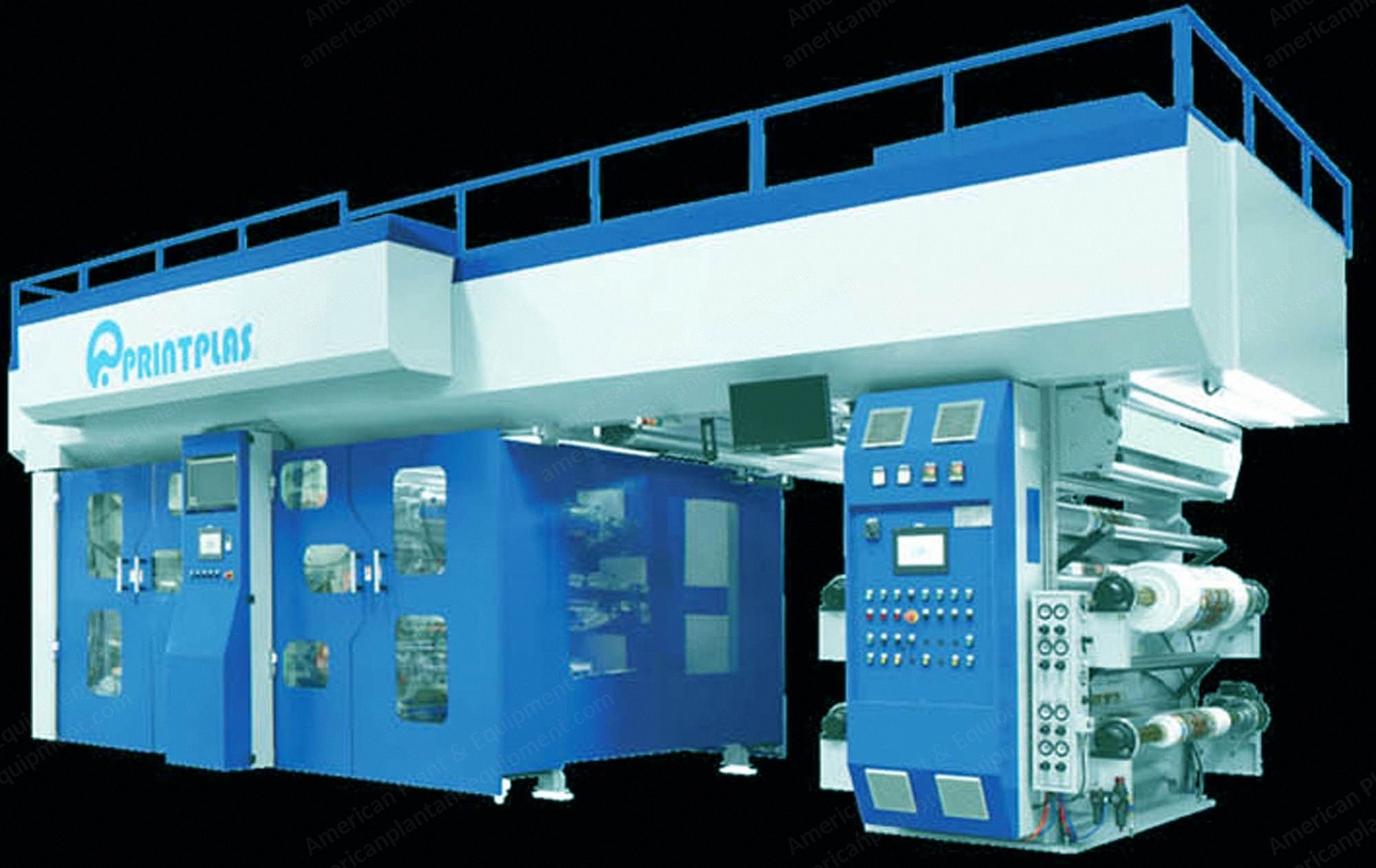 Printplas, PKF-1200mm, 2018, 6 Colors, 1200mm Printing Width, Servo CI-Flexopress