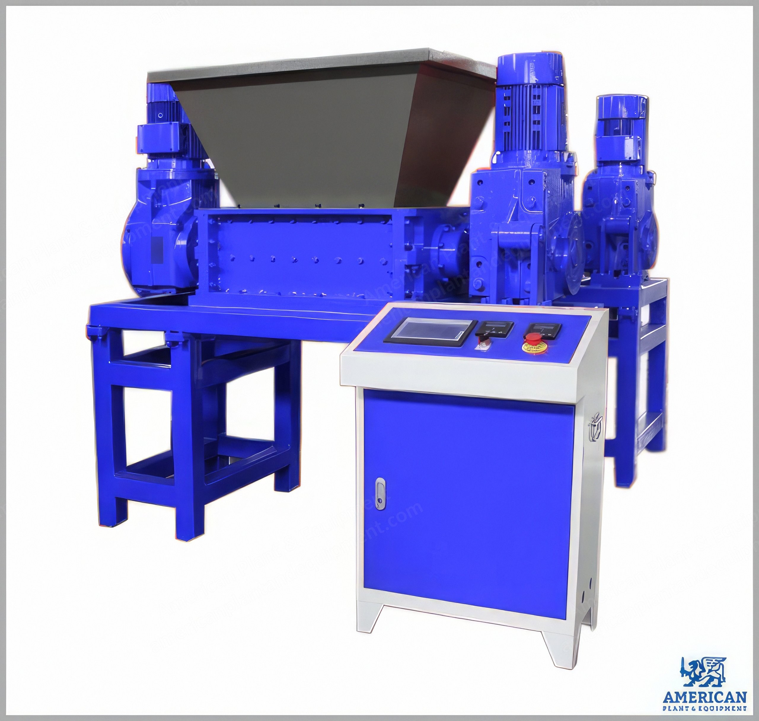 NovaStar, SG280, Double Shaft Shredder, 1200mm Width, 24 Blades, 300 lbs/hr