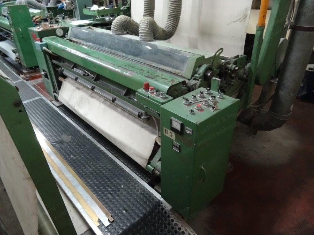 West Point Corduroy Cutting Machine, 1800mm, 1995, E+L Guiders, Extraction System