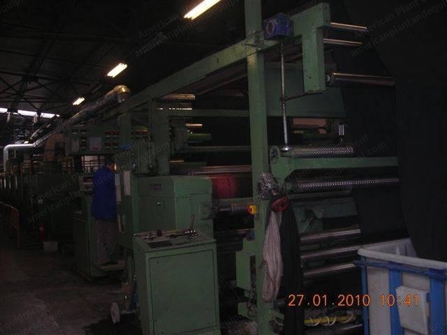 Bruckner, 1991, 2200mm Working Width, 8 Chamber, Gas Heated, Combination Chain Stenter