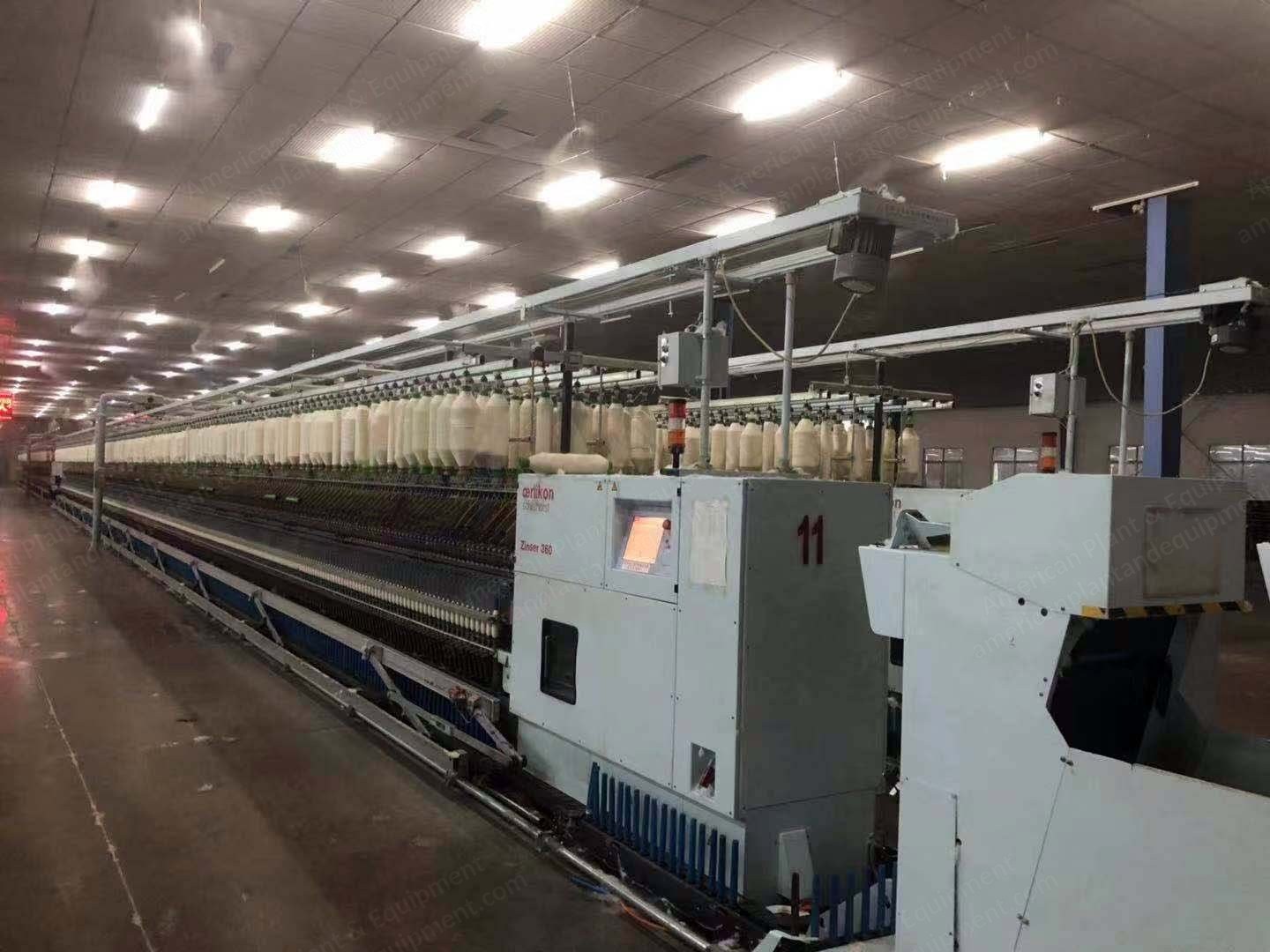 Zinser, 360, 2012, Ring Spinning Frame, 1008 Spindles, 70mm Gauge, 45mm Ring Flange, Automatic Doffing