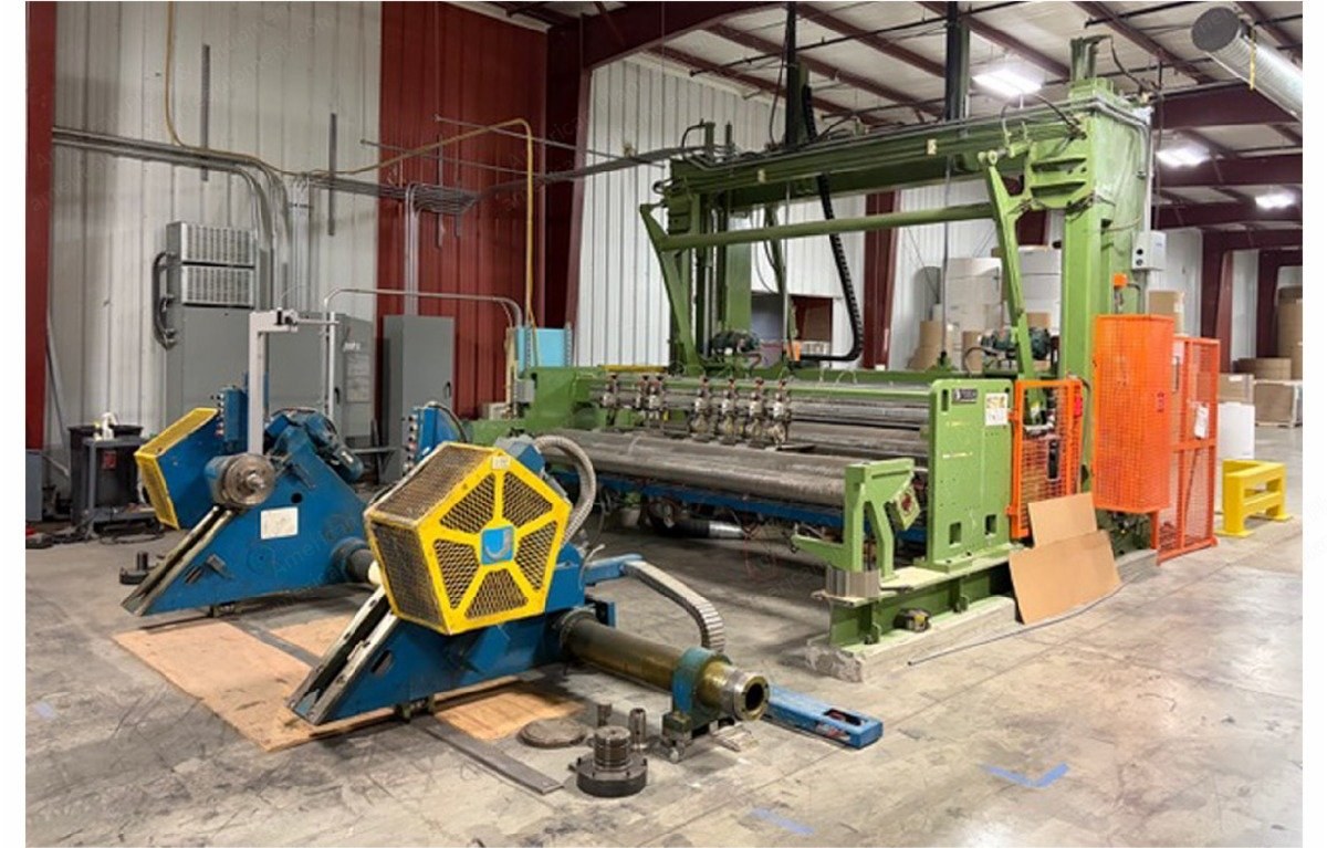 Toschi, Model 4000-3S, Two Drum Slitter Rewinder, 134" Wide