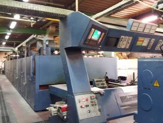 Krantz Stenter, 1991, 1800mm Working Width, Gas Heated, 6 Chambers, Pin and Clip Chain