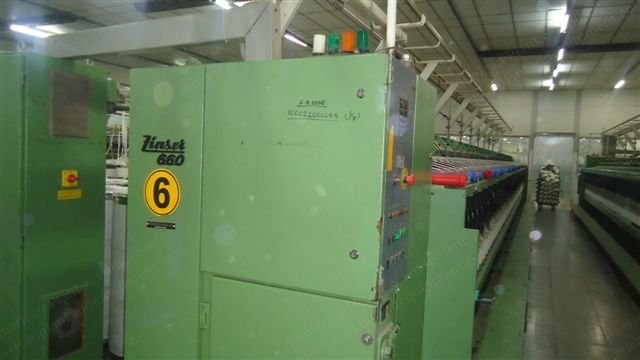 Zinser, 660, 1995, 120 Spindles, 260mm Spindle Gauge, 18.5 kW