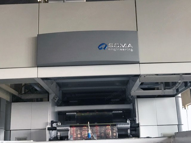 Somaflex, Midi II - 1050 - 8EG, 2010, 8 Colors, 1050mm Printing Width, Gearless