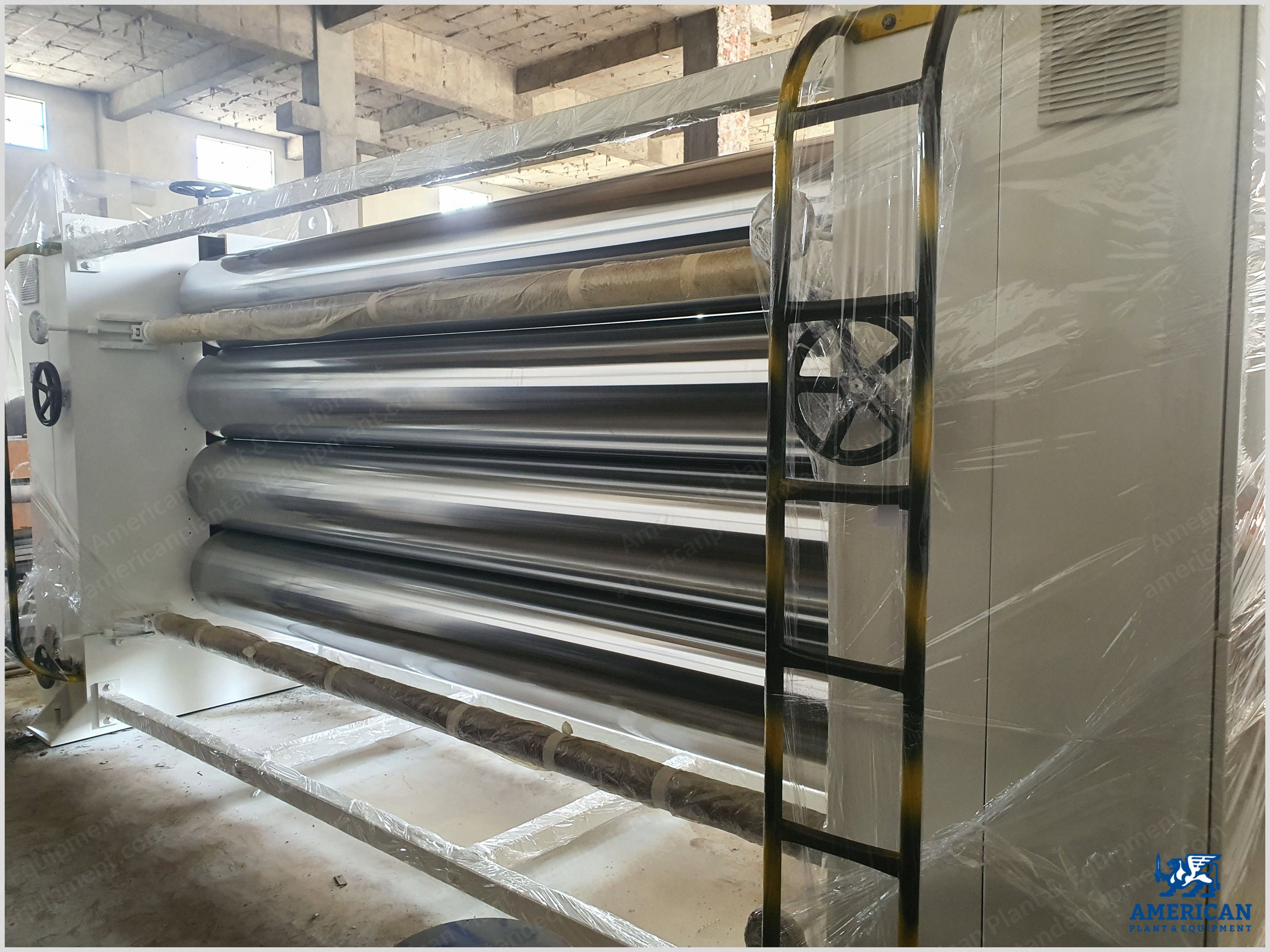 Kwality Auto Tex, Three Rolls Nonwoven Calender, 3600mm, Oil/Electric Heated