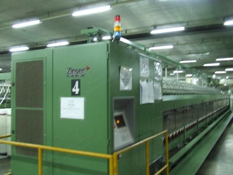Zinser, 670, 1998, 120 Spindles, 16" x 6" Flyer, Automatic Doffing