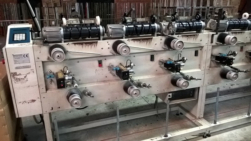 Attucci, AG39, 9 Heads, Pitch 10" (250mm), Cylindrical Tube, Electronic Yarn Clearers