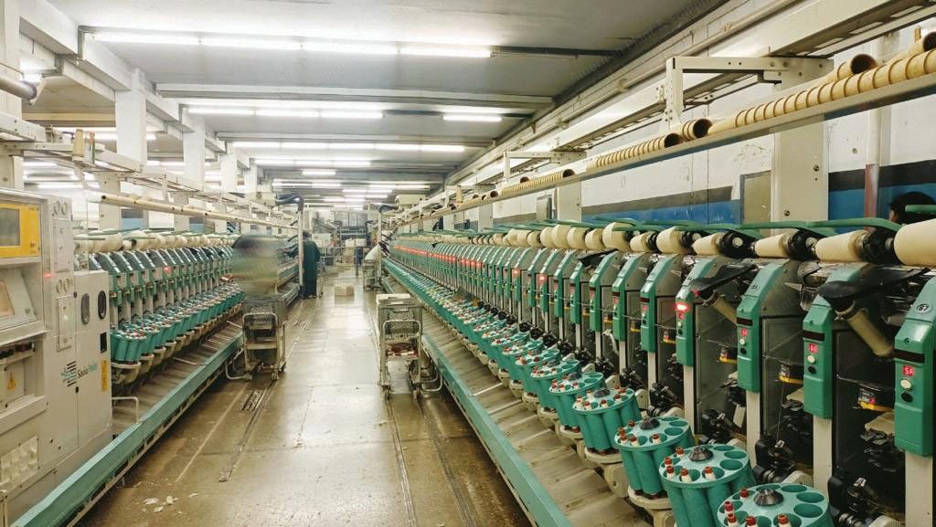 Savio, Polar, 2008, 64 Spindles, Steel Drum 2 Wind, Magazine Feed, Mesdan Air Splicer