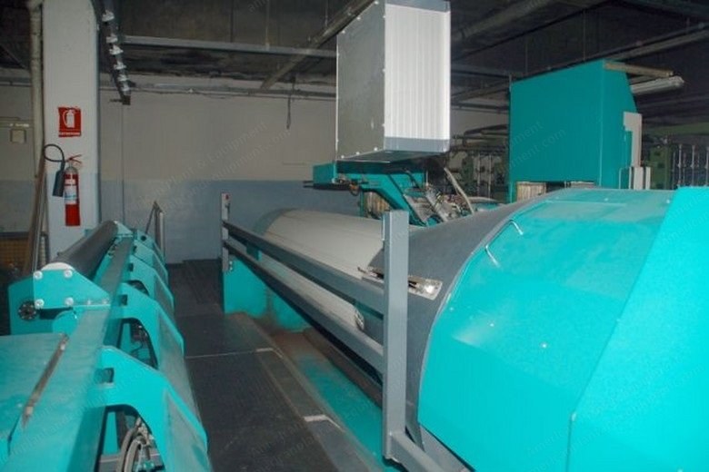 Karl Mayer, Robo-O-Matic 2200/800, 2006, Sectional Warper, Width 2200mm, Flange Dia 1000mm