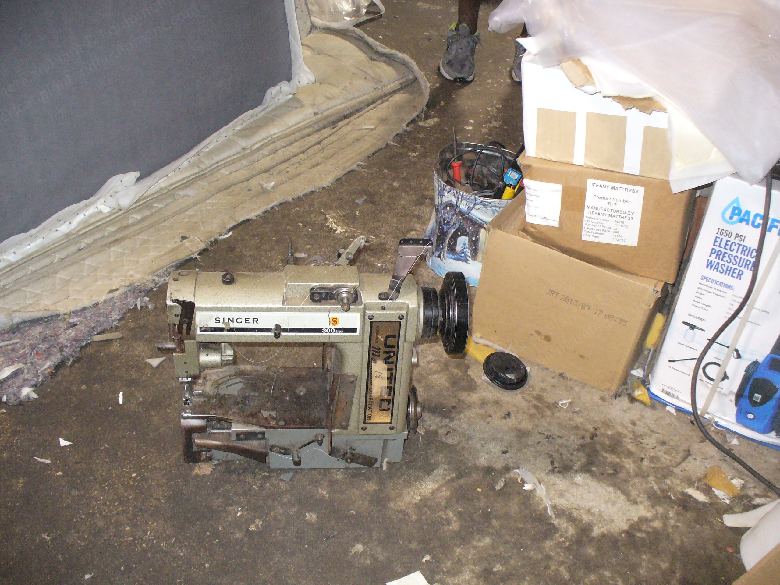 United, Tape Edge Machine, Overhead Current