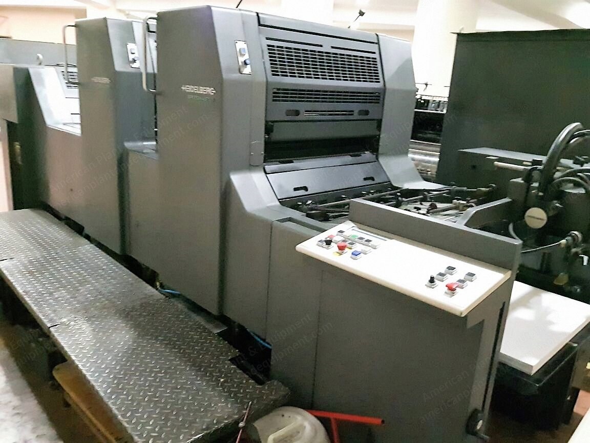 Heidelberg, SM 74-2H, 1995, 520x740mm, 2 Color Offset, 78 Million Impressions