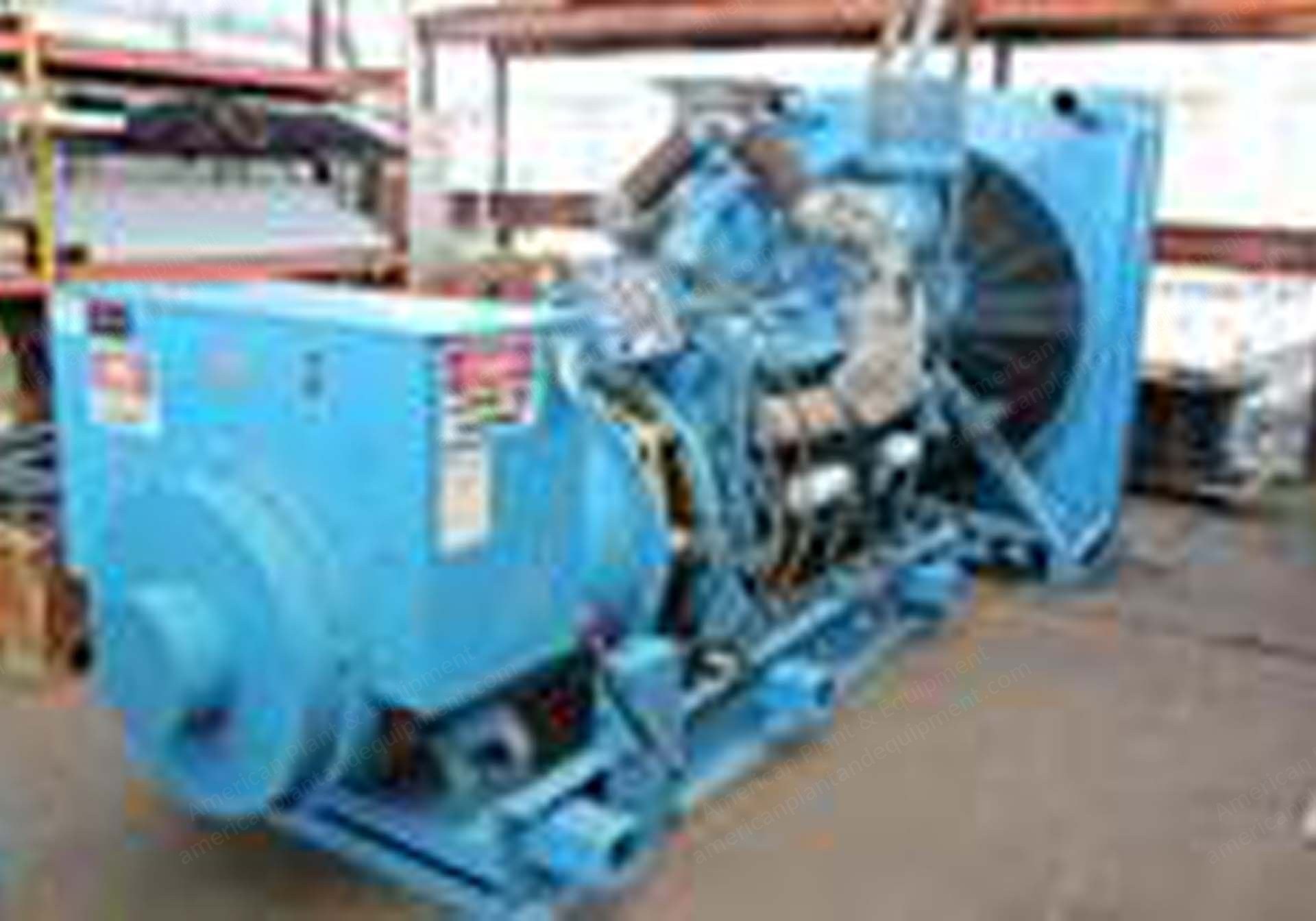 Detroit Diesel, 16V92TA, 800kW, 600/347V, Open Skidded Generator Set