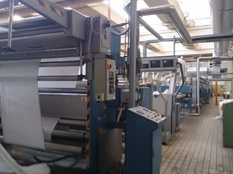 Monforts Stenter, 1992, 3200mm Width, 8 Chambers, Gas Heated, Pins & Clips