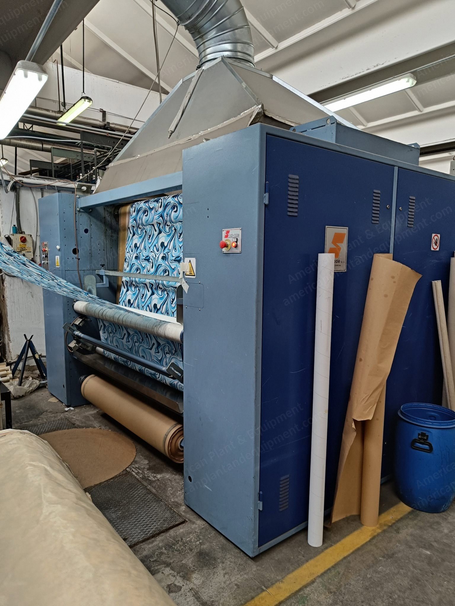 Salvade, Combi 1020, 2018, Calender for Transfer Printing, Working Width 1800mm, Cylinder Diameter 1000mm, Electric Heating