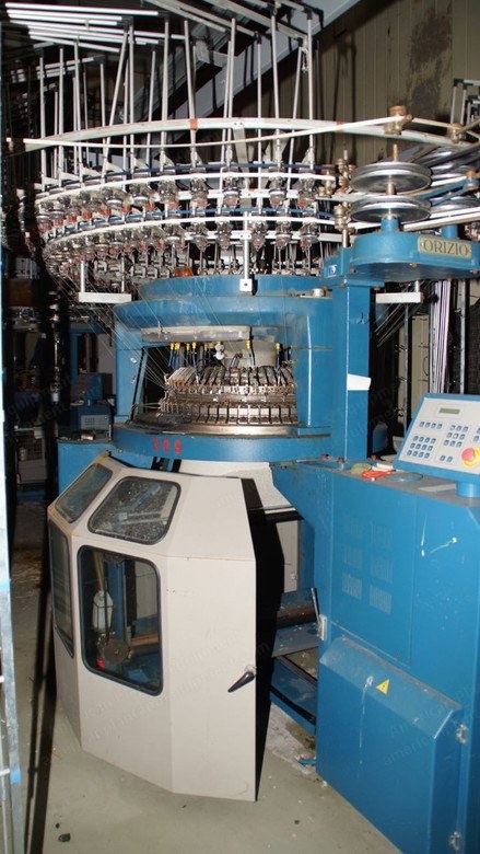 Orizio, FIHN/C, Circular Knitting Machine, 30" Diameter, 1860 Needles, 30 Feeders