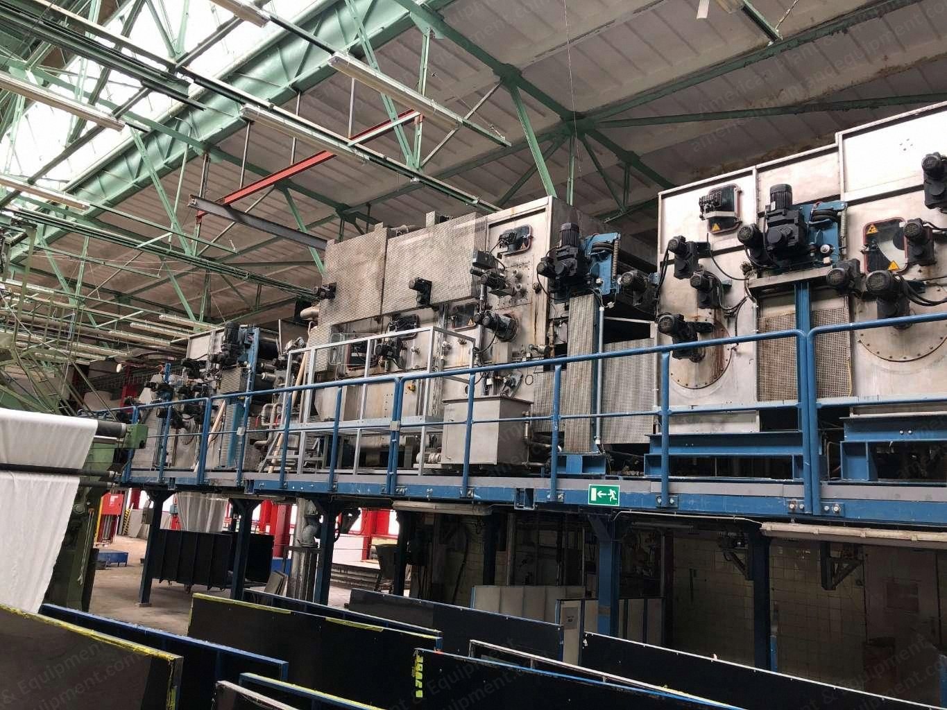 Goller, Sintesa, 1999, Continuous Bleaching and Washing Range, 2800mm Roller Width, 12-Drum Wumag Dryer