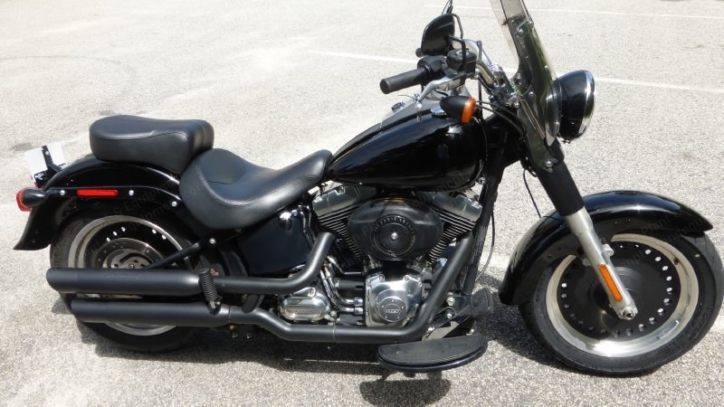 Harley-Davidson, Fat Boy Lo Softail, 2012, 1687cc, Vivid Black, 41892 Miles