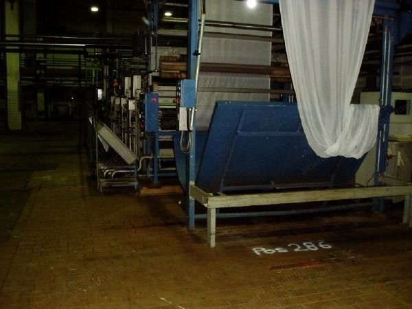 Goller, 1993, 2200mm, Pre-Treatment and Rinsing Machine, 5 Washing Compartments, 4 Squeezers