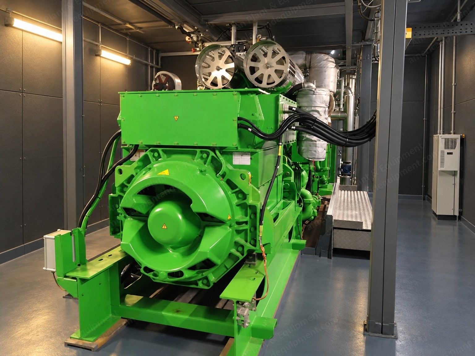 Jenbacher, JMS 612 GS-N.L, 2020, Combined Heat and Power Plant, 2,058 kW, Stamford LVSI 804 W Alternator
