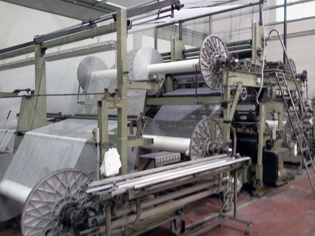 Karl Mayer, RD HDR Raschel Plant, 75" to 130" Width, 9 Machines, Cutters and Beams Included