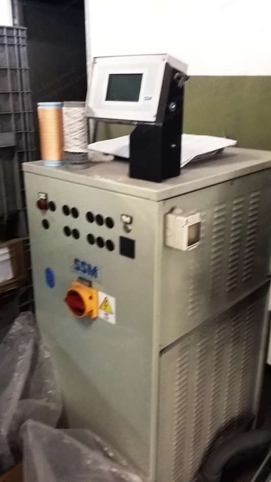 SSM, DP1-W, 2001, Precision Winding Machine, 20 Positions, Cylinder Prefeeders, Positive Waxing Device
