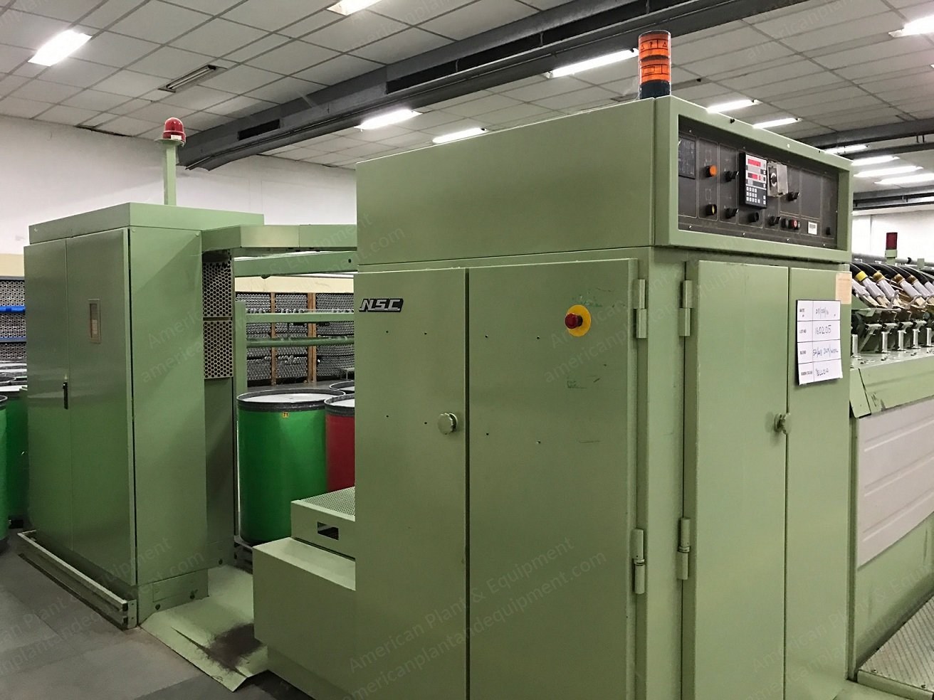 NSC Schlumberger, BM15 N, 1997, 48 Spindles, 280mm Spindle Gauge, 14x8 Inches Flyer Size