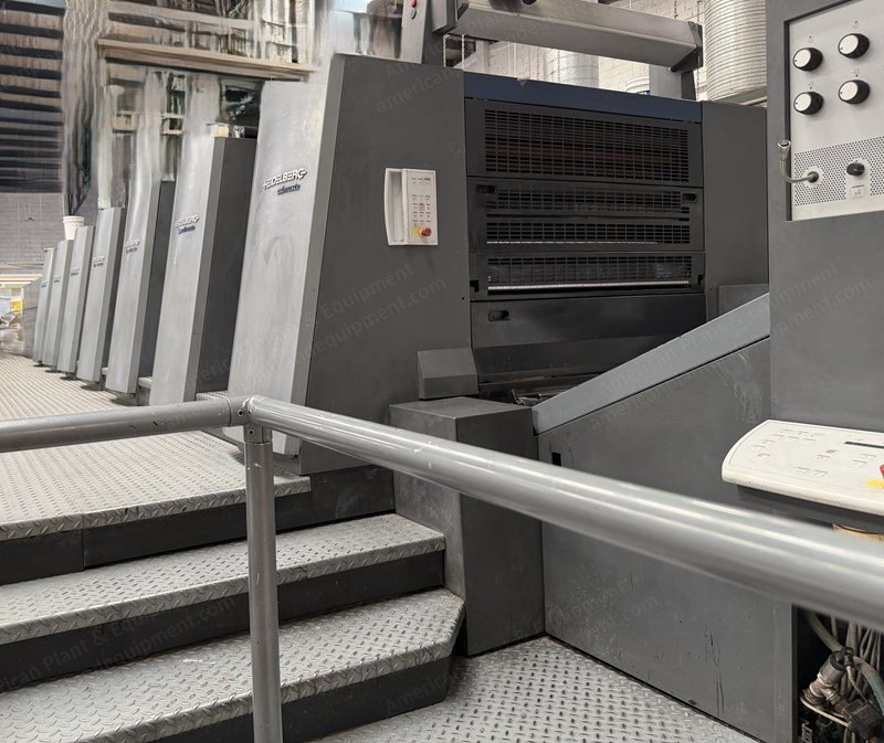 Heidelberg, Speedmaster XL 105-6+L, 2005, 6 Colors with Coating Unit, 750x1050mm, 15000 Sheets/Hour