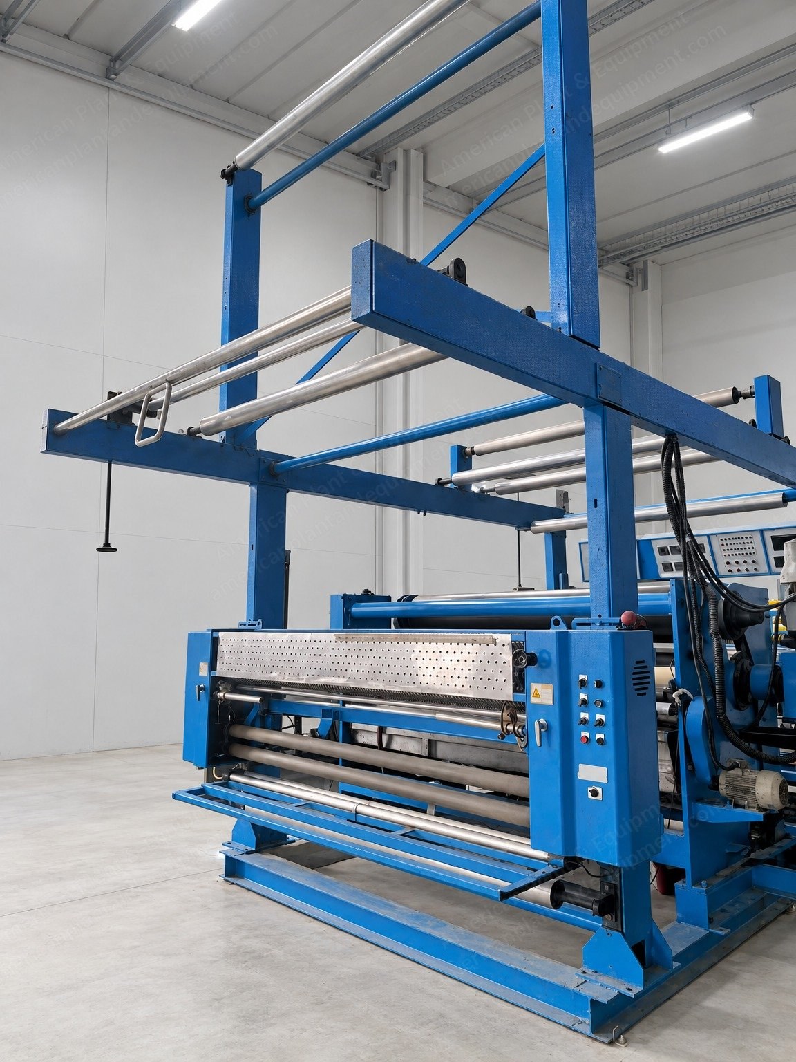Ehwha, Platinum, 2010, Stenter, 2,000 mm Working Width, 8 Chambers, Gas Heated, Weft Straightener, Center Padder