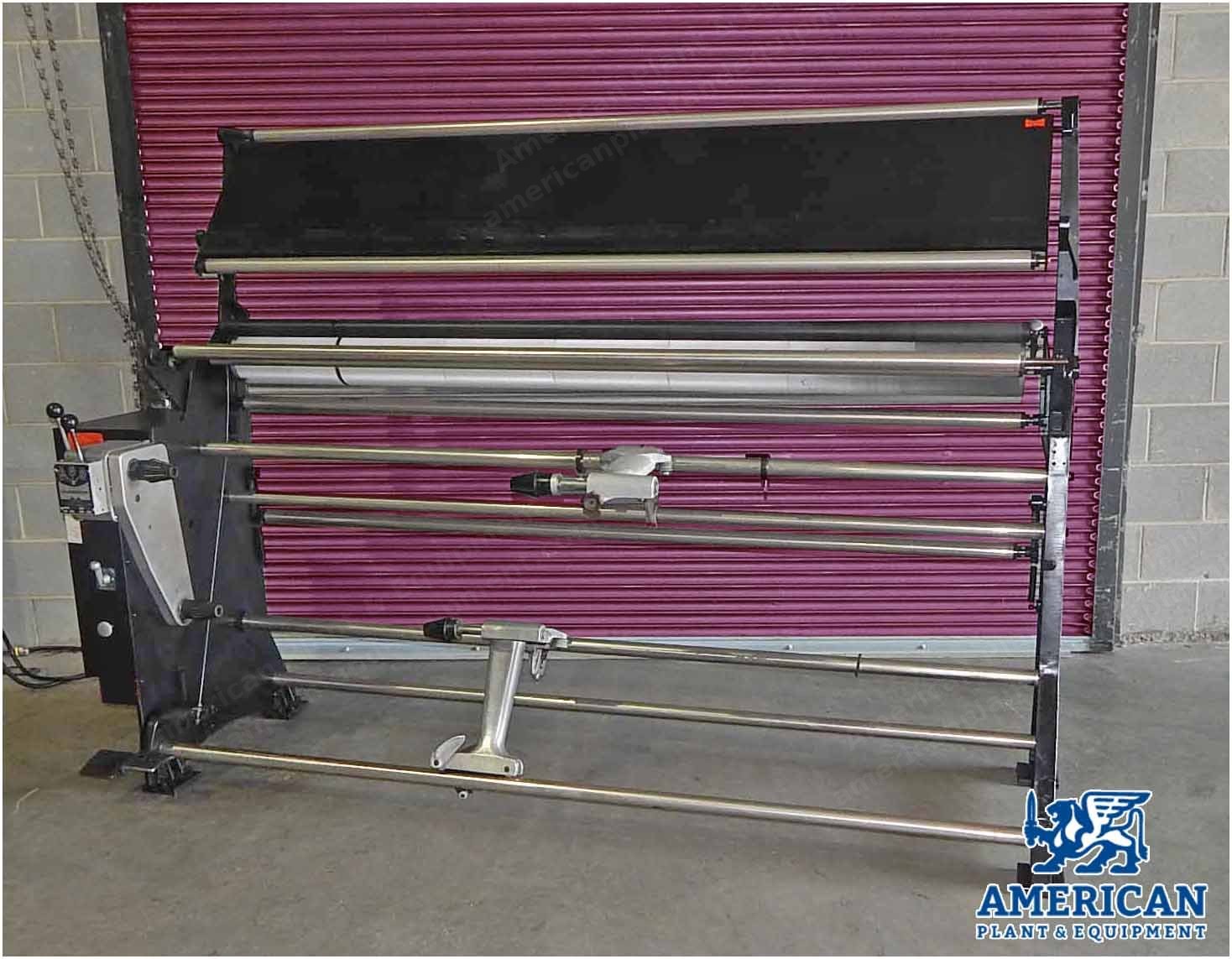 Measuregraph, Model 564, Fabric Rewind Machine, 60" and 72" Width, Upright Inspection, Reconditioned