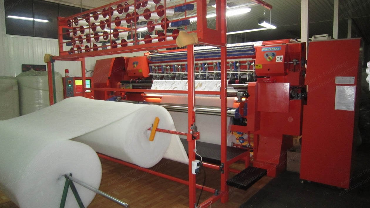 Pikomat, SX-C3-94, 2002, Computerized Chainstitch Quilter, 2388mm Working Width, 3 Needle Bars