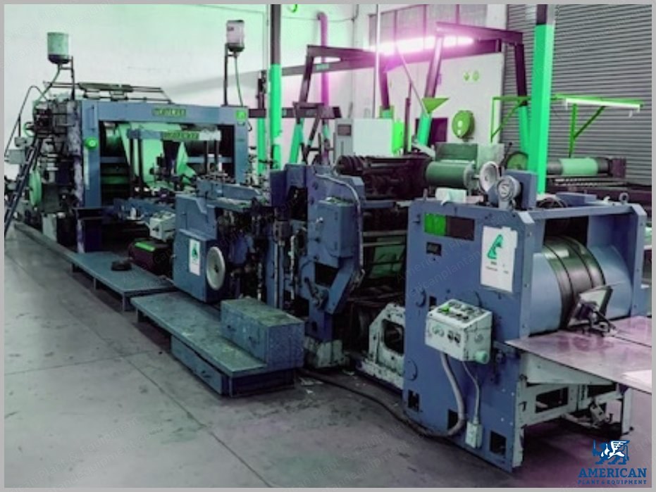 Newlong, 117T+ 506TH, Square Bottom Paper Bag Machine, Flat Handle Unit Inline, Bag Width 220-320mm, Max Paper Width 1200mm