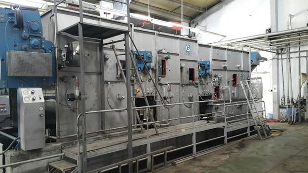 Goller, Continuous Washing Machine, 2005, 2200mm Working Width, 3 Cabins