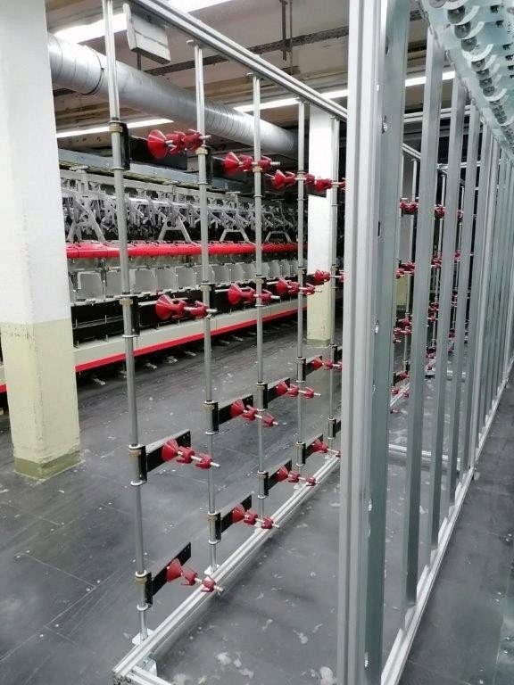 SSM, DP W, 1999, Electronic Assembly Winder, 20 Heads, 4 Ply, Blower