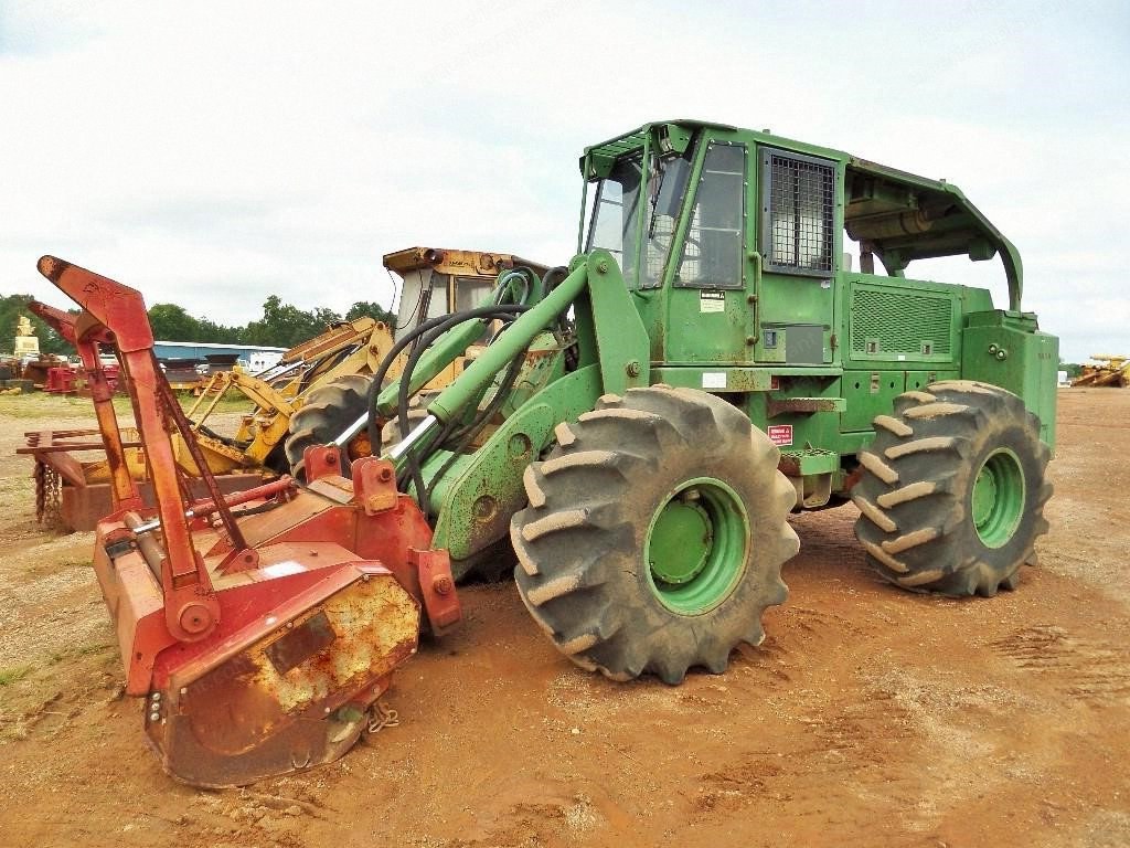 Franklin, C4950, 2001, Wheeled Mulcher, 9 ft Fecon Bulldog Head, Cummins 6 Cyl Engine, 4x4