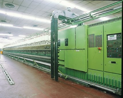 Cognetex, Spinning Frames, 1988, 928 Spindles, Linked with Murata 28/34 Frame Heads
