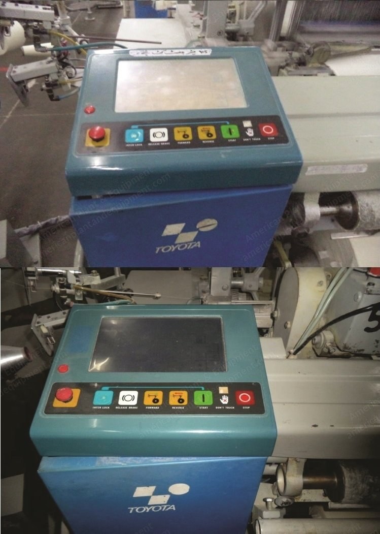 Toyota, JAT610, 1998, Air Jet Looms, 1900mm-2800mm Width, Staubli Cam Motion