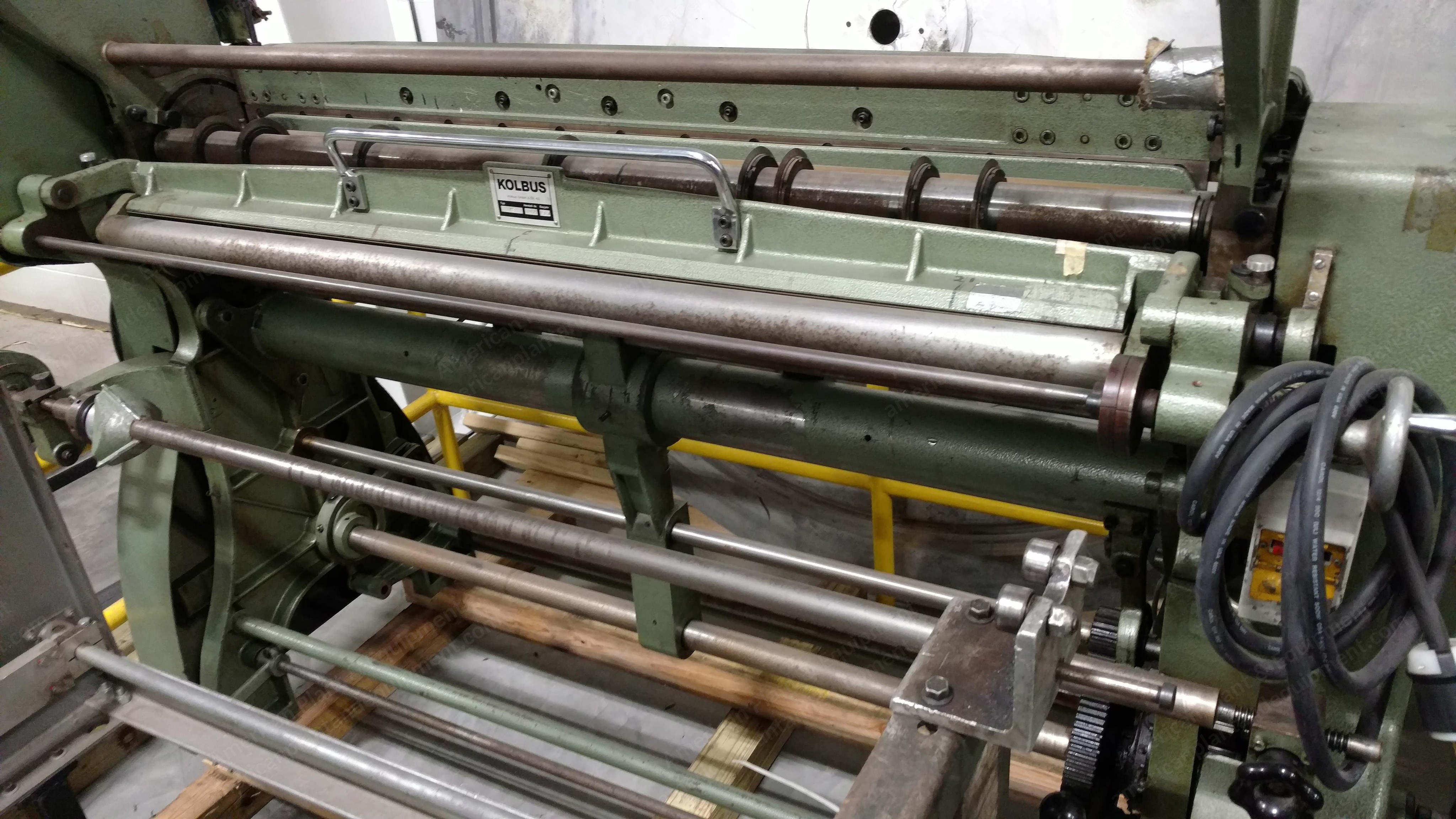 Kolbus, 1984, Combination Sheeter, Slitter, Rewinder, 55 Inch, 0.5 to 41 Inch Cutoff Range