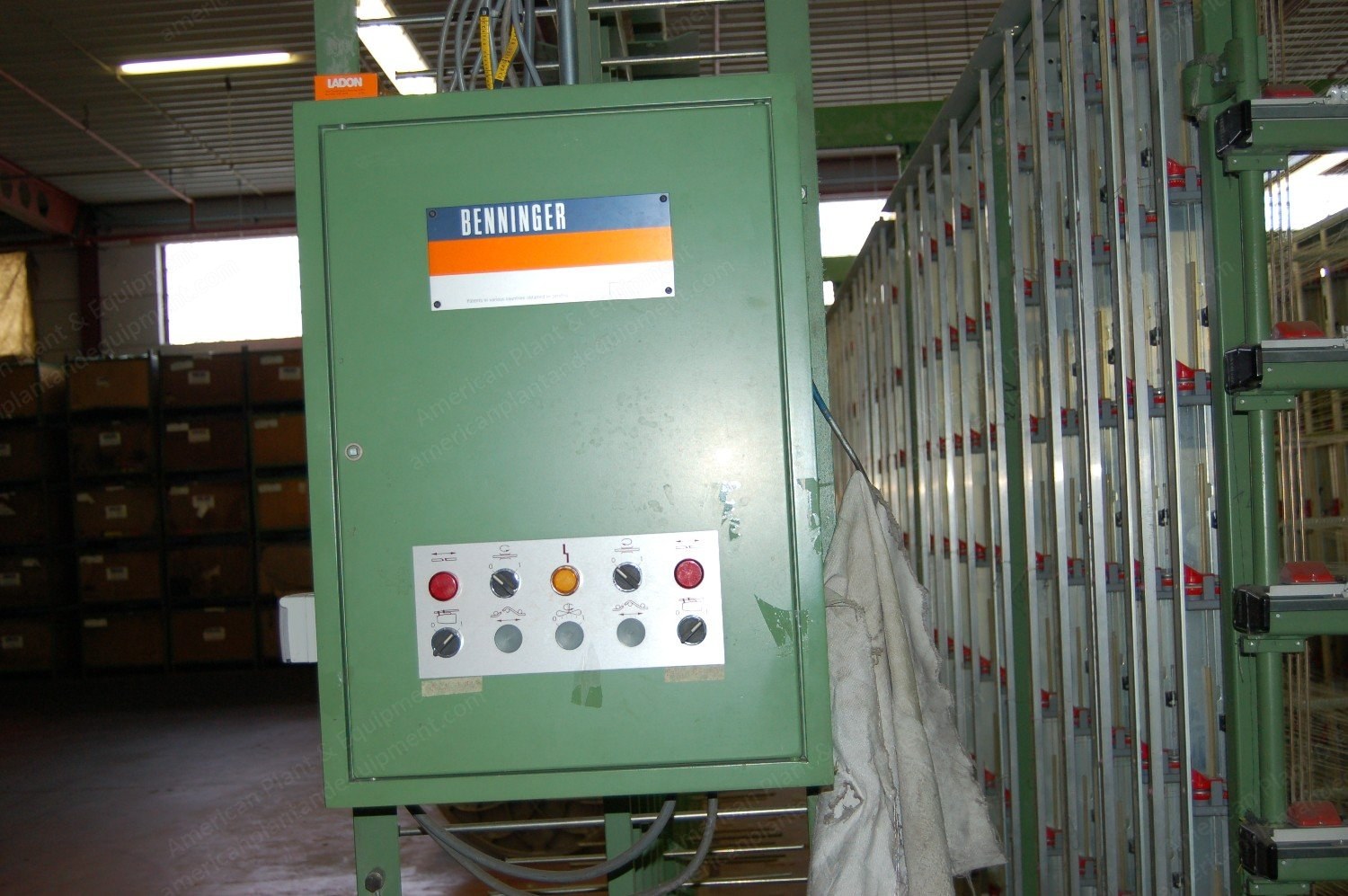 Benninger, Supertronic, 1989, Sectional Warper, 2400mm Working Width, 1250mm Warp Beams, 640 Spindles
