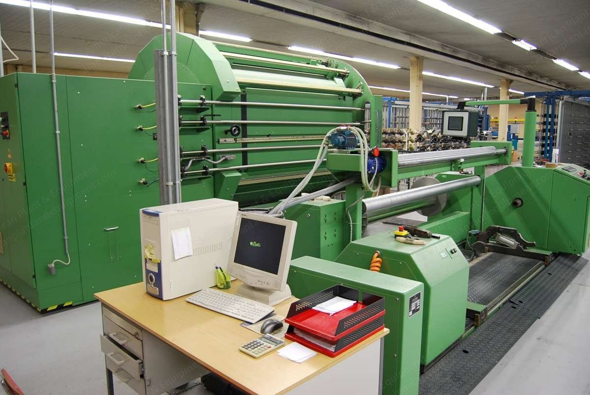 Karl Mayer, ROM-2, 2000, Sample Warping Machine, 2250mm, 10 Colors