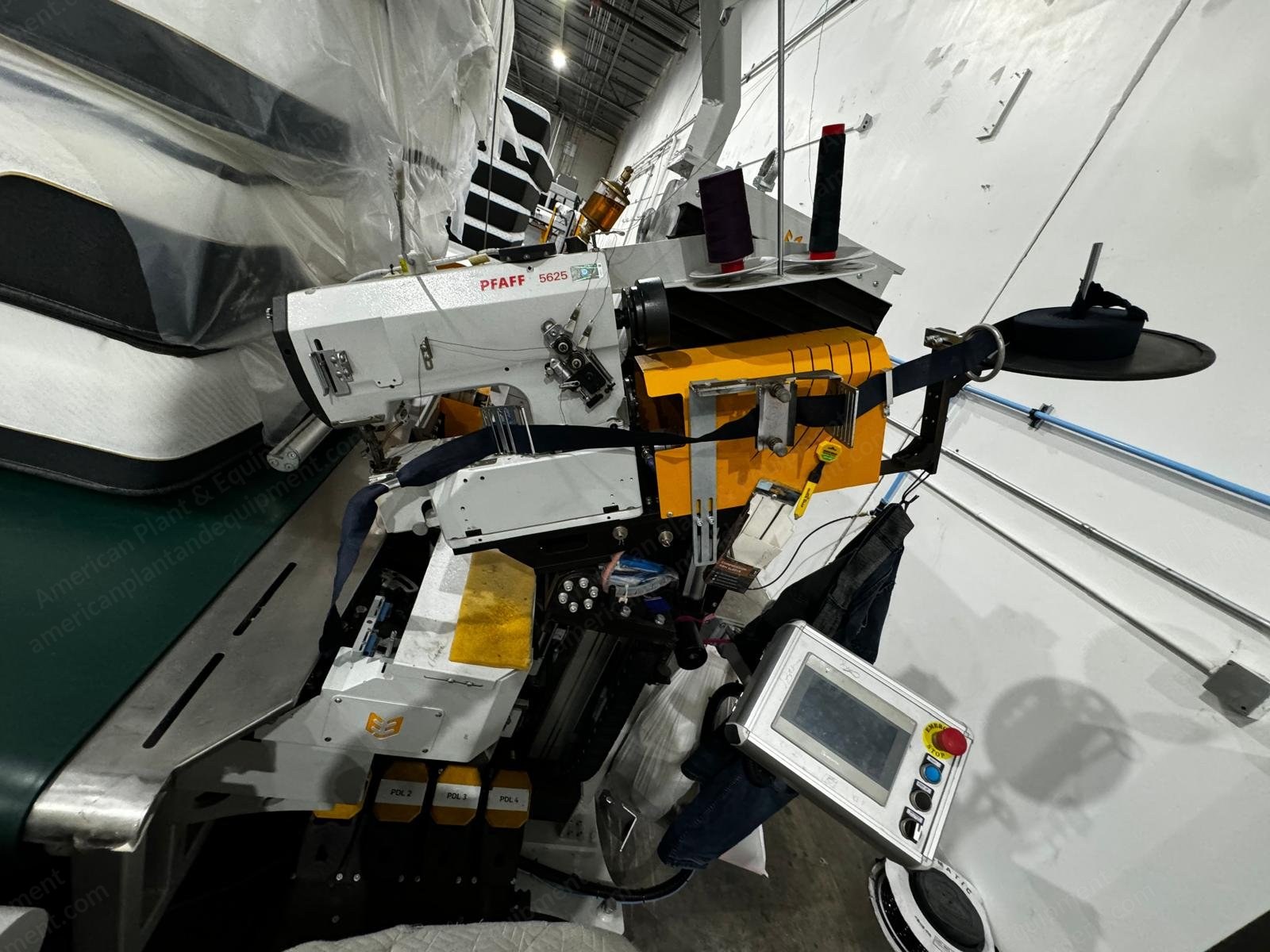 Electroteks, ELTK-KYK-HS2, 2022, Tape Edge Machine, 130 Inch Working Width, Pfaff 5625 Sewing Head