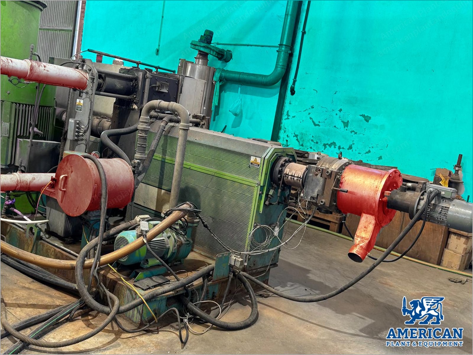 Erema, RGA 100 TVE, 2001, Complete Recycling Plant, with Hot Die Face Cutting Granulator HG 152